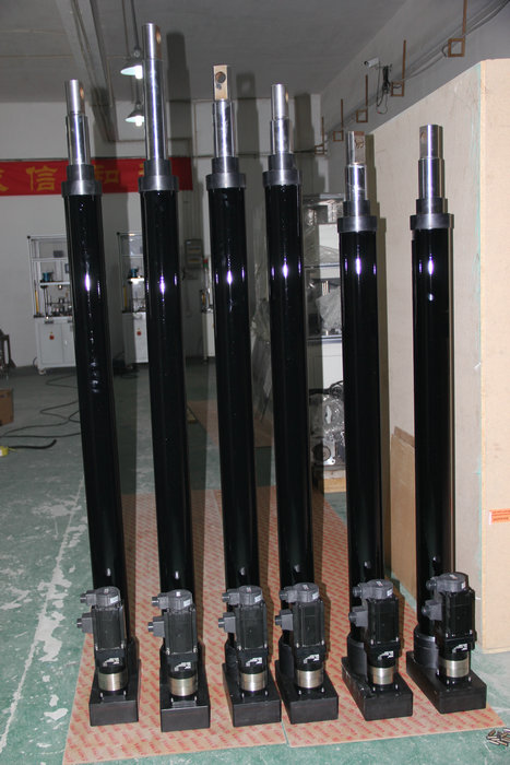 High Torque Heavy Duty Electric Cylinder For Armored Vehicle Swing Platform